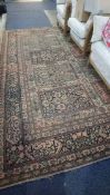 A quantity of large carpet squares