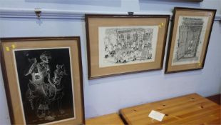 Three prints by Robert Olley (3)