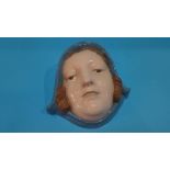 A Royal Doulton wall mask of a Dutch girl, printed mark and impressed number 813