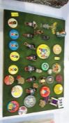 Collection of various badges