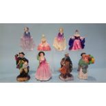 A collection of eight miniature Royal Doulton figures (various)