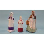 A Royal Doulton 'Milkmaid', HN 2057, 'Anna', HN 2802 and 'Choir Boy', HN 2141 (3)