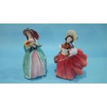 A Royal Doulton figure 'June', HN 1690 and 'The Skater', HN 2117 (2)