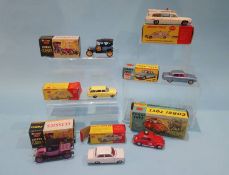 Corgi and Dinky toys to include: 256 Volkswagen in Safari trim, 252 Rover 200 and two Corgi