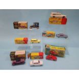 Corgi and Dinky toys to include: 256 Volkswagen in Safari trim, 252 Rover 200 and two Corgi