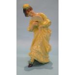 A very rare Royal Doulton figure 'Lady of the Fan', HN 52, issued 1916-1933 by E. W. Light