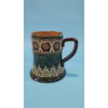 A Doulton Lambeth stoneware tankard