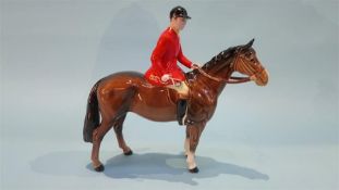 A Beswick Huntsman on horseback