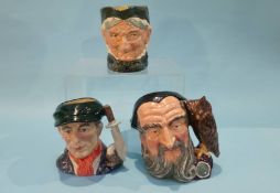 Three Royal Doulton character jugs, 'Little Mester museum piece', 'Granny' and 'Merlin' (3)