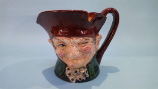 A Royal Doulton 'Old Charley' musical character jug , 'Here's a health unto his majesty'