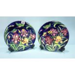 Two Maling Kingfisher wall plates