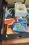 A collection of vintage electronic games