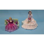 A Royal Doulton figure 'Daydream', HN 1731 and another 'Sweet and Twenty', HN 1589