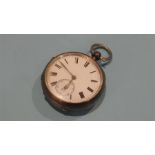 A silver pocket watch