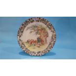 A large Royal Doulton wall plate 'Under the Greenwood Tree', D5623