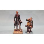 A Royal Doulton figure 'Sir Henry Doulton' HN3891 and 'The Clockmaker' HN2279 (2)