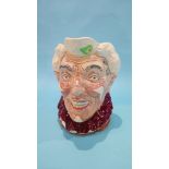 A Royal Doulton character jug, 'The Clown' (white), D6322