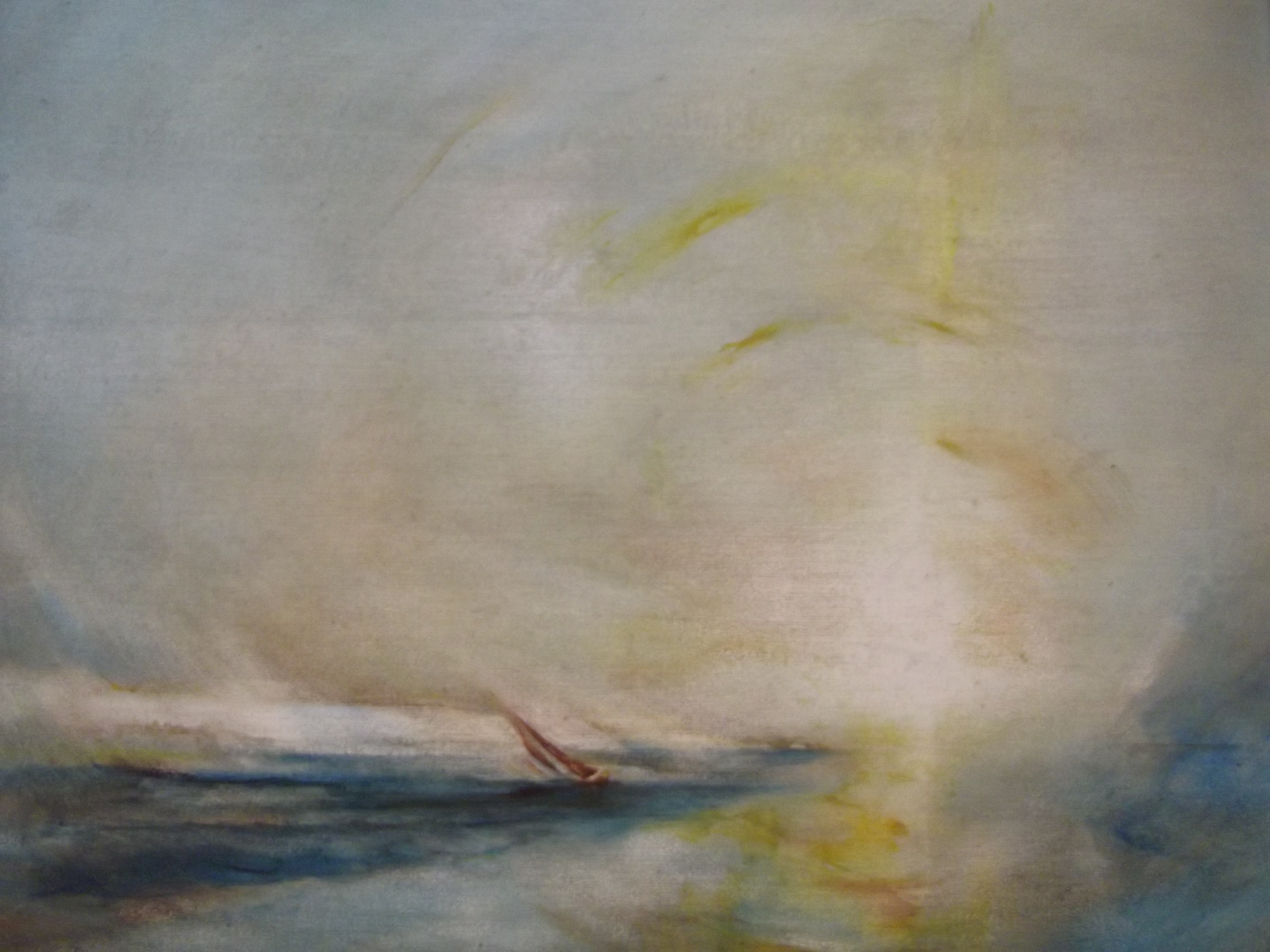 Taylor Earnshaw (20th century), oil on board seasc