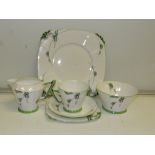 Royal Albert art deco 'Embassy' pattern tea set co