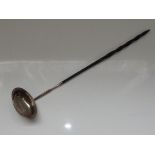 Late Georgian toddy ladle with baleen twist shaft,