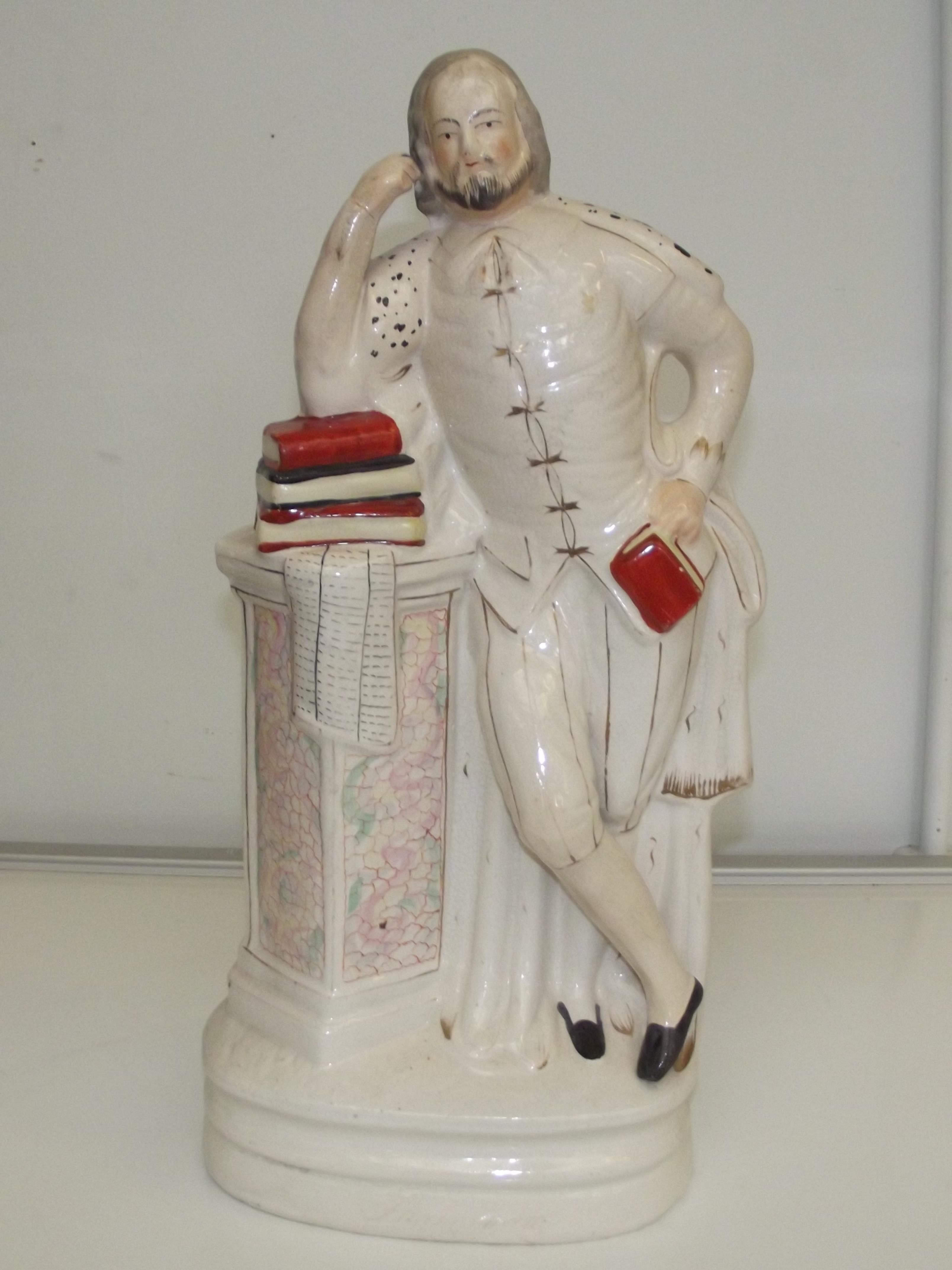 19th century Staffordshire flat back figure of Wil