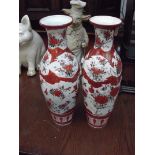 Pair of Oriental vases