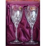 Doulton International Crystal wineglasses made in