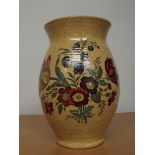 Copeland Spode hand painted stoneware vase