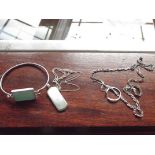 3 pieces of silver jewellery