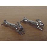 Pair of Rabbit carving knife rests