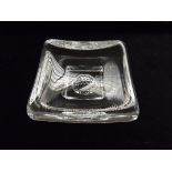 Glass ashtray