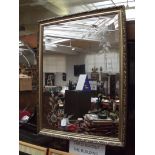 Gilt framed mirror