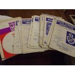 Collection of Bolton Wanderers programmes, 1965-19