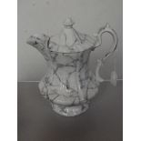 Marble effect teapot