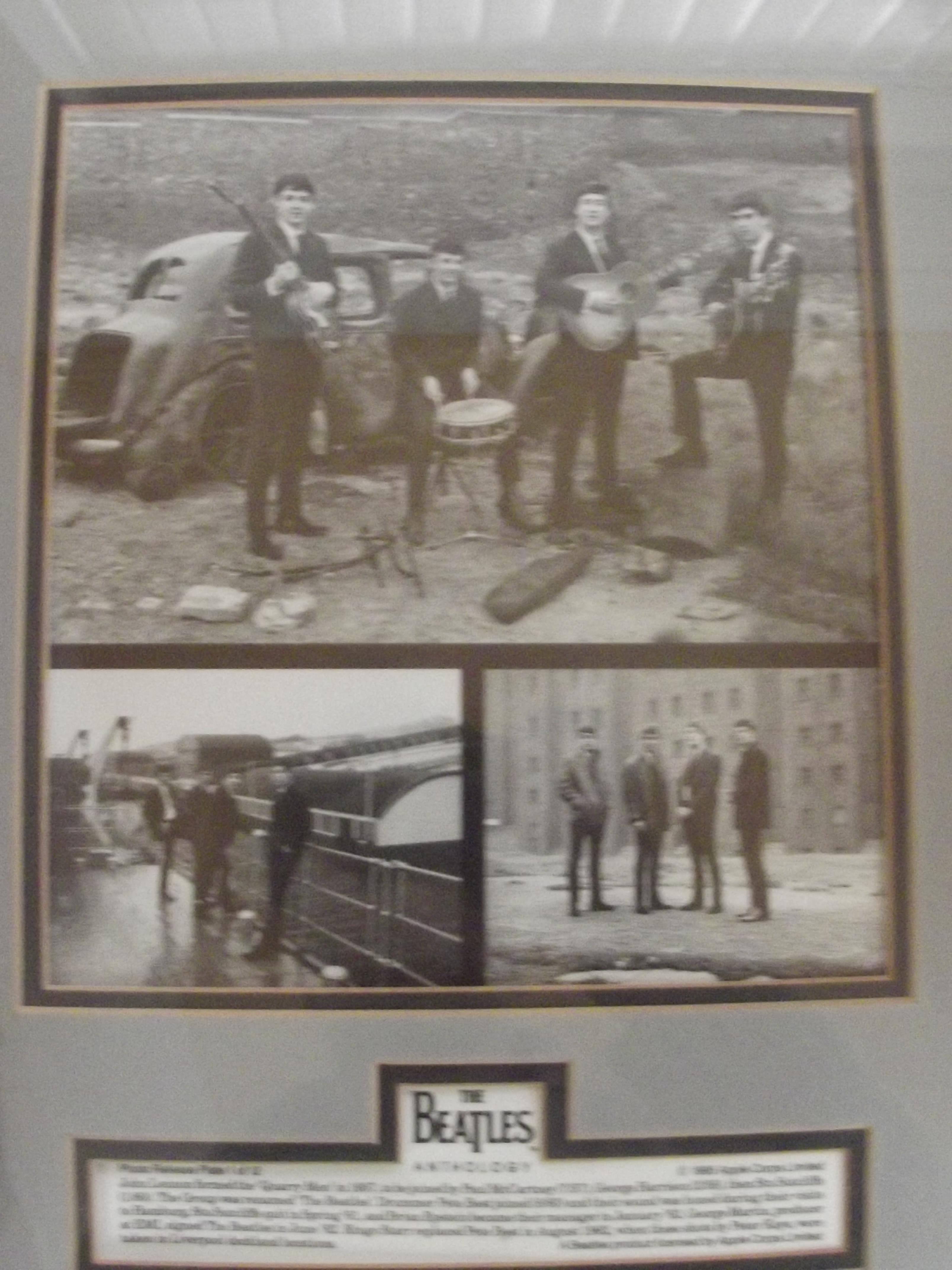 The Beatles anthology photo release plate 1/12