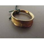 Gold plated ring, stamped 925