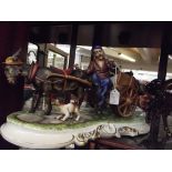 Lady Redaelli horse and cart