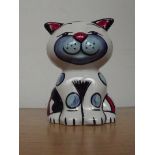 Lorna Bailey cat, Mac, limited edition 1/1