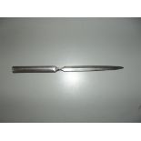 Silver handled letter opener