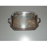 Sterling silver miniature tray