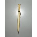 S Morden & Co ivory and rose gold pen