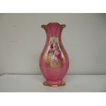 Royal Doulton hand painted vase signed, Curnock