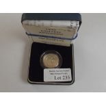 Royal Mint 1999 silver proof one pound coin 'Lion
