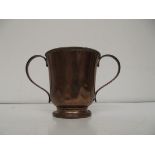 Early 19th century copper loving cup