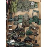 Collection of majority Dinky military toys