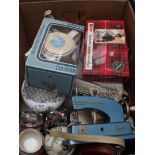 Box to include Vulcan hand sewing machine