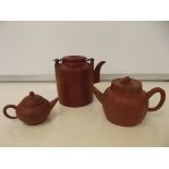 Yixing teapots x3 AF