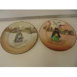 2x Royal Doulton Sairey Gamp plates