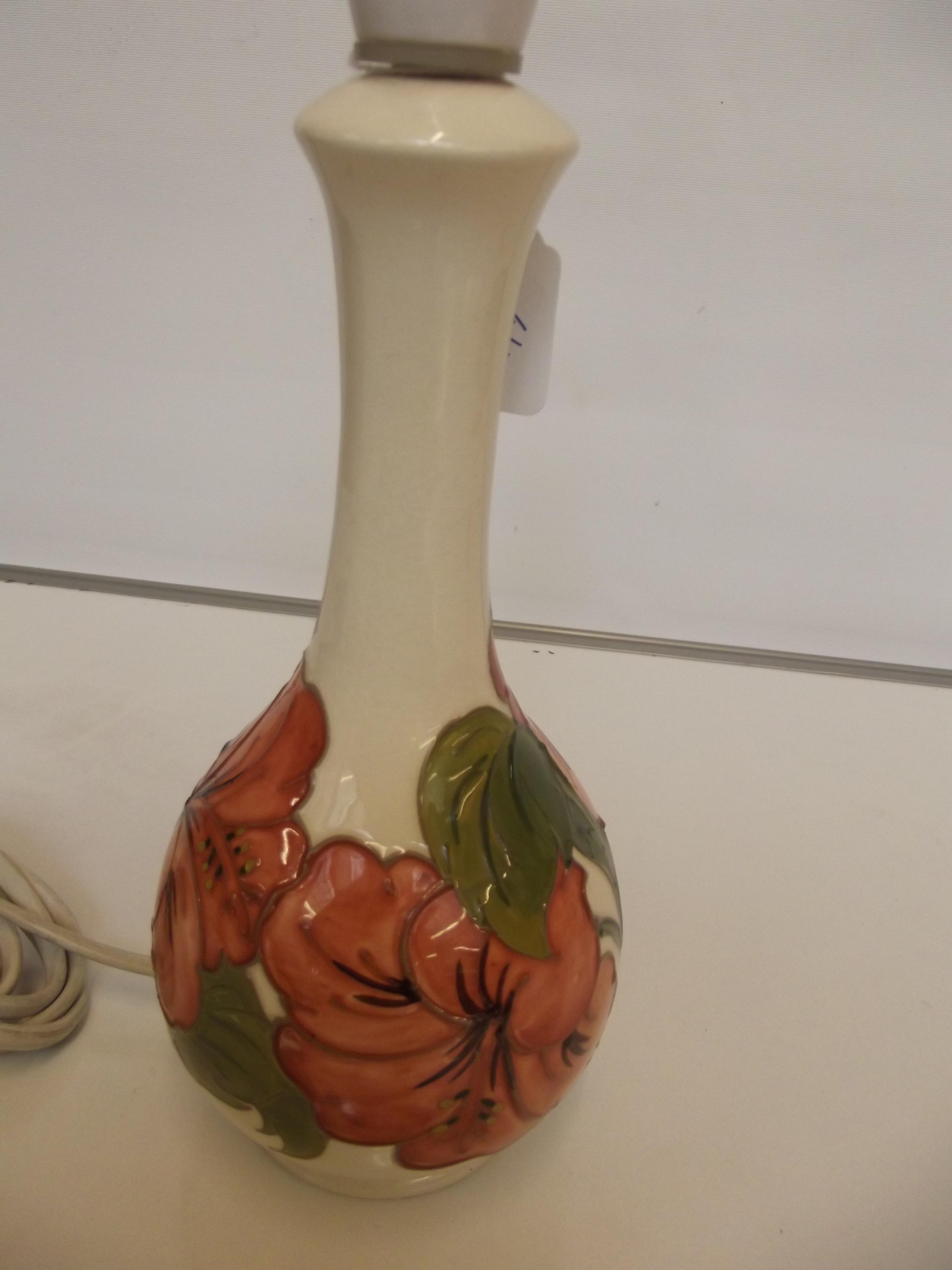 Moorcroft lamp base