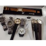 Collection of 8 wristwatches